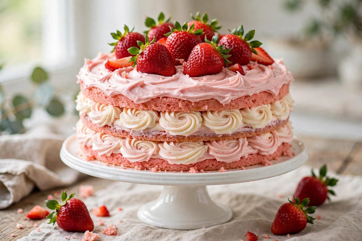 Best Strawberry Cake